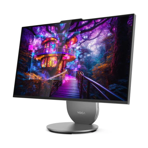 Lenovo Yoga AIO 27IAH10 Intel Core Ultra 7 255H 27″ 2560 x 1440 pixels All-in-One PC 16 GB LPDDR5x-SDRAM 1 TB SSD Windows 11 Home Wi-Fi 7 (802.11be) Gray - Image 2
